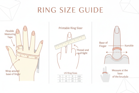 How to Measure Your Ring Size at Home: A Step-by-Step Guide by Yushine Jewelry