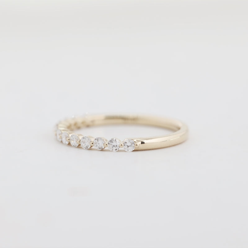3.19ct Oval Lab Diamond Ring + 0.33ct Eternity Band