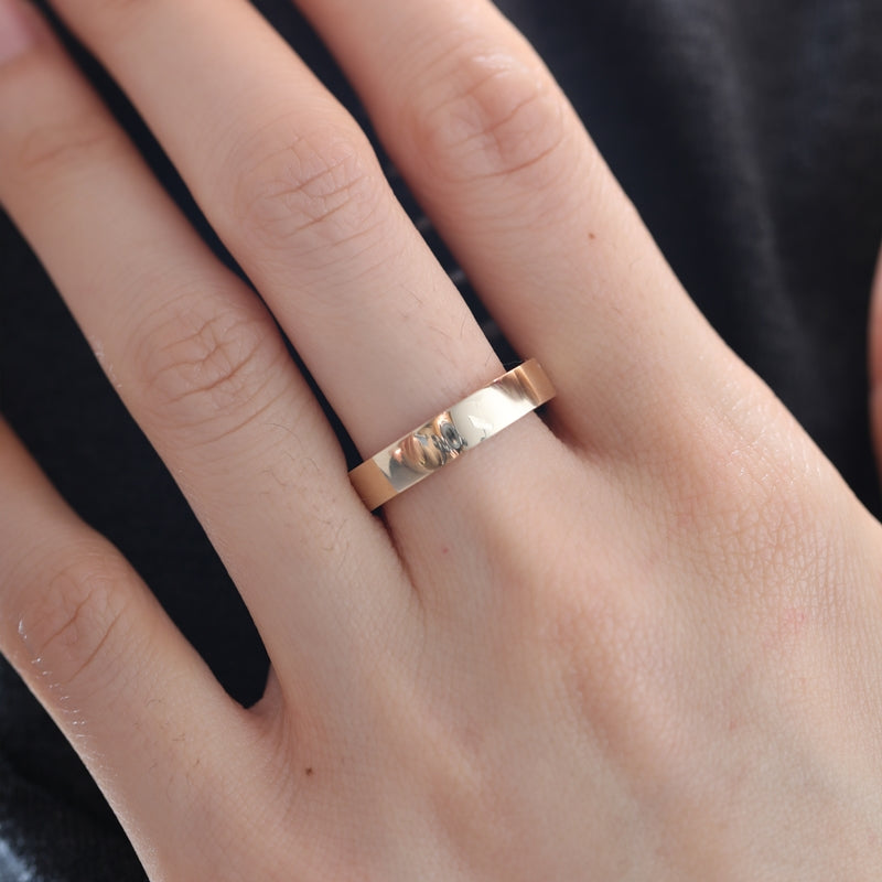 14K Yellow Gold Plain Band Ring